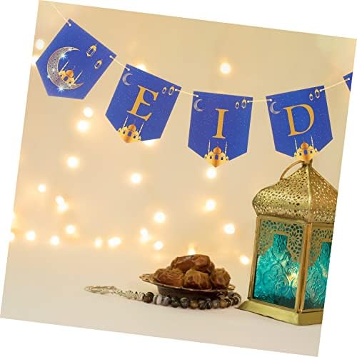 PRETYZOOM 10 postavlja dekoracije za zabave mjesec Ornament pozadine zalihe Festival Garland Lantern dekoracija Ramazan Bunting Zastava dekori dekor baneri papir Lastavica bajram sa rekvizitom za
