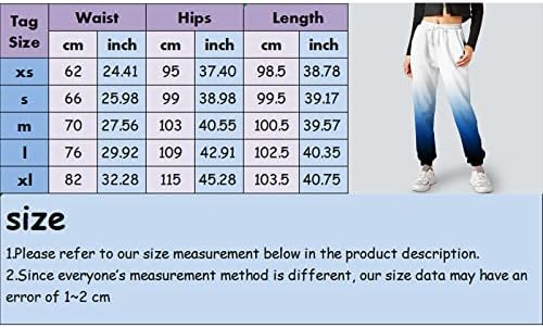 Miashui posteljina hlače Žene Petite ženski džepni pantalone Tkanine ispisane udobne ženske hlače visoke struke
