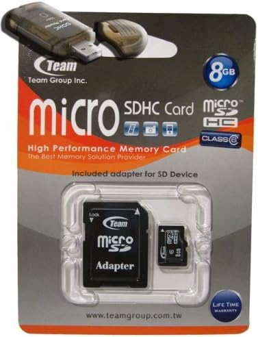 8GB Turbo klase 6 MicroSDHC memorijska kartica. Velika brzina za Nokia Supernova 7210 7310 7610 dolazi