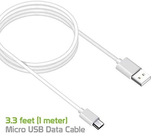 Cellet 3 Paket izdržljiv 3.3 ft Micro USB kabl za prenos podataka za Micro USB kompatibilan