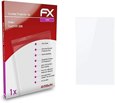 ATFolix plastični stakleni zaštitni film kompatibilan sa staklenim zaštitu od stakla Rollei CardVR-308, 9h hibridni stakleni štitnik za stakleni ekran plastike