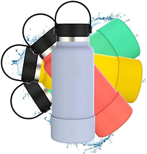 Reuzbl Zaštitna silikonska bočica za boot rukav za Hydro Filk 32 oz, hydro flask 40 oz, termoflask, željezna tikvica i slične 32 oz 40 Oz boce, pastel