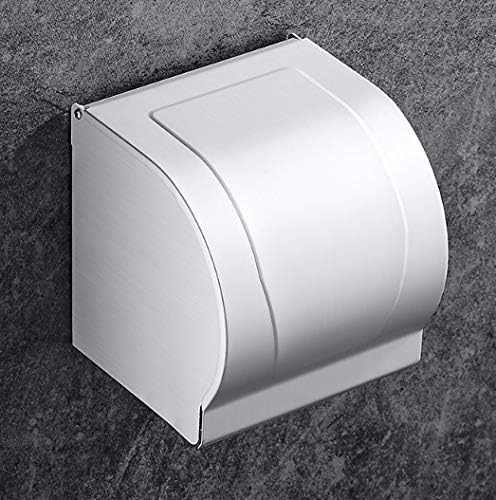 SMLJLQ Držač za toaletni papir izrađen u sažetom nehrđajućem čeliku sa telefonskim policama za kupatilo pribor