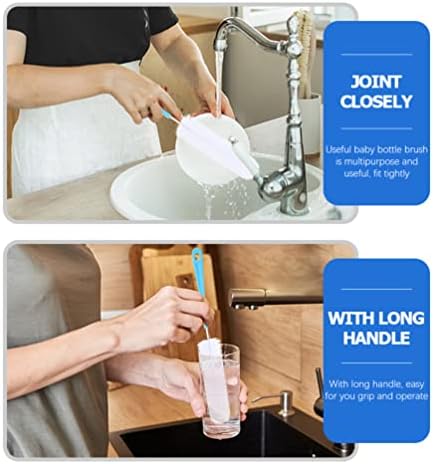 Generic 5pcs četke za čišćenje boca postavljeno sredstvo za čišćenje boce duge za pranje uskih vrata pivskih boca