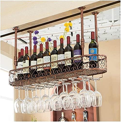 Viseći držač za vino, vinski stakleni staklo staklo, staklo KTV Bar staklo, stabljika za stalke za staze, kreativni viseći stakleni nosač