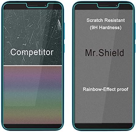 Mr. Shield [3-Pack] dizajniran za Motorola [kaljeno staklo] zaštitnik ekrana [Japansko staklo sa tvrdoćom 9H] sa doživotnom zamjenom