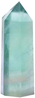 2023 Novi prirodni šesterokutni kristalni kvarcni fluorit štapić od kamena ljubičasta zelena kamena narukvica