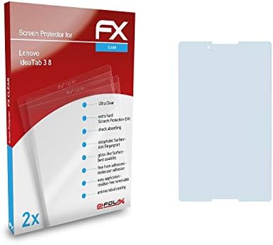 Atfolix film za zaštitu ekrana kompatibilan sa Lenovo IdeaTab 3 8 zaštitnik ekrana, Ultra-Clear FX