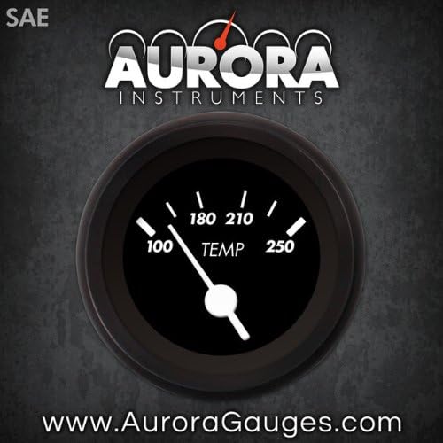 Aurora instrumenti 1181 Marker Crni SAE mjerač Temperature vode