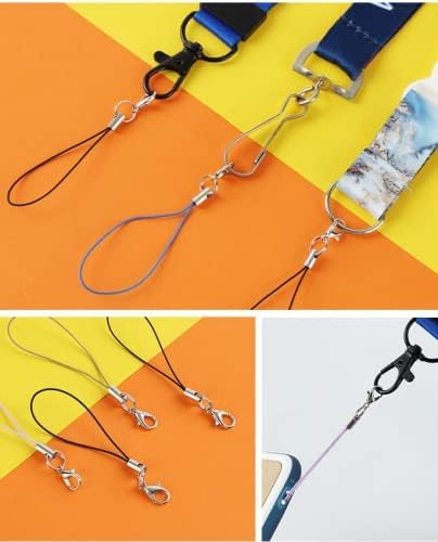 Mini-fabrika Mix-boje traka Charm Lariat Lanyard W / jastoga kopča kablovi za mobilni telefon/USB disk/privjesak za ključeve / DIY nakit