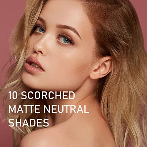 Paleta sjenila u 10 Boja Mat Nude Shimmer matte paleta šminke za oči,visoko pigmentirana, prirodnog izgleda,