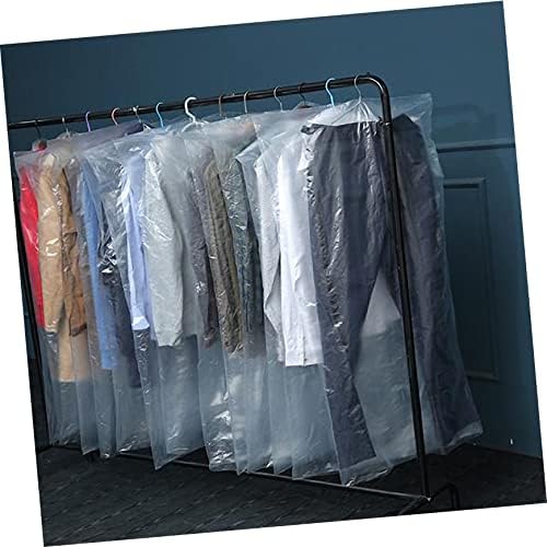 Bestonzon 5pcs Cover Cover Storage za pohranu za odjeću Clear Storage Tote patentni špediterski špedici za zaštitu od odjeće Viseća torba za odjeću haljina za haljine odjeća za pohranu odjeće
