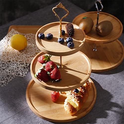 SDFGH kuhinjska ladica za prazničnu zabavu 2/3 sloja voćnog tanjira desertni stalak za tortu sa slatkišima samopomoć za prikaz domaćeg stola
