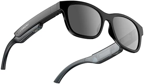 LeMuna pametne naočare, Bluetooth audio naočare za sunce, otvorene naočare za uši jasan kvalitet poziva & amp; Muzika, Comfort fit za Golf vožnju putnim ribolovom