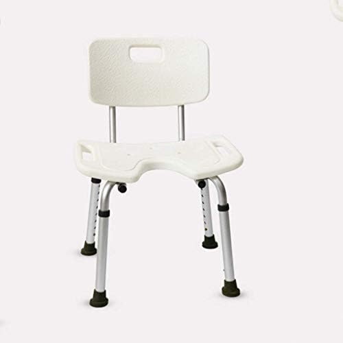 KNOXC stolice za kupatilo, tuš stolica za kupatilo stolica za kupanje sa naslonom Podesiva visina Neklizajući lagani Aluminijum stariji sa invaliditetom 150Kg