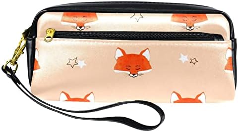 Tbouobt torba za šminku Zipper torbica Travel Kozmetički organizator za žene i djevojke, crtane fox životinjske zvijezde