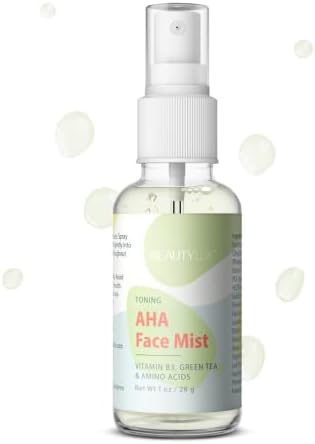 Toniranje AHA face Mist Vitamin B3, zeleni čaj & amp; Amino kiseline 1 oz. autor BeautyLux