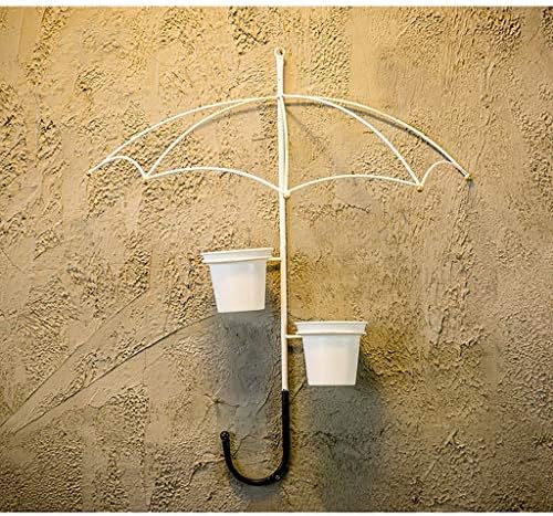 Mkkm stalak za biljke Američki gvozdeni stalak za cvijeće zidni nosač ruralni kišobran tip Zidna dekoracija 3