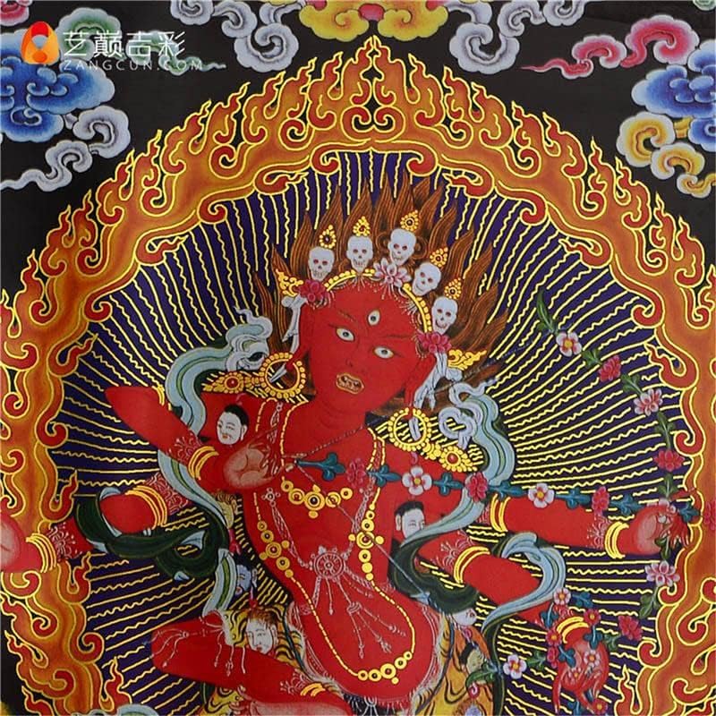 Gandhanra Kurukulla, majka Buda, Tibetanska Thangka slikarska Umjetnost,budistička Thangka brokat,Buda tapiserija sa svitkom