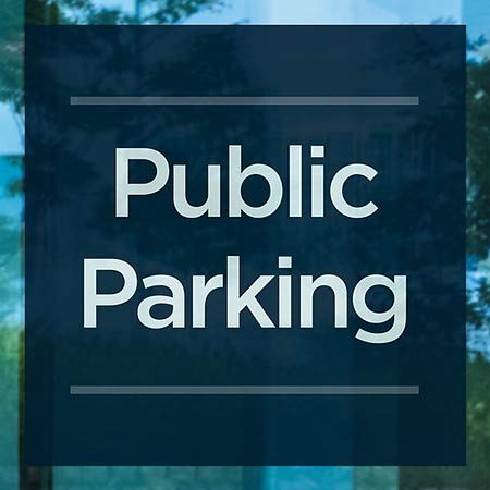CGsignLab | Javni parking -Bazic Mornary Cling Cling | 24 x24