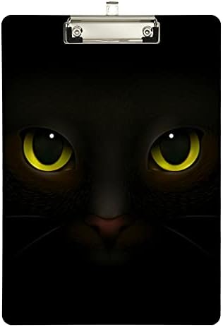Cat Monster crne plastične Klipboarde sa metalnom kopčom međuspremnik veličine slova niske profilne ploče