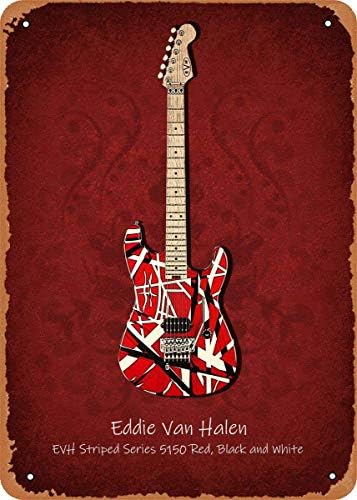 2021 poznate gitare Eddie Van Halen plaketa Poster metalni Limeni znak Vintage Retro zidni dekor 20x30cm dekoracija Doma