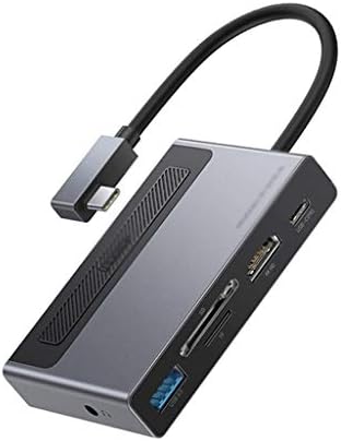 CUJUX USB Tip C HUB na 4K HD TF čitač SD kartica uvlačivi klip USB C 3.0 Adapter za priključnu