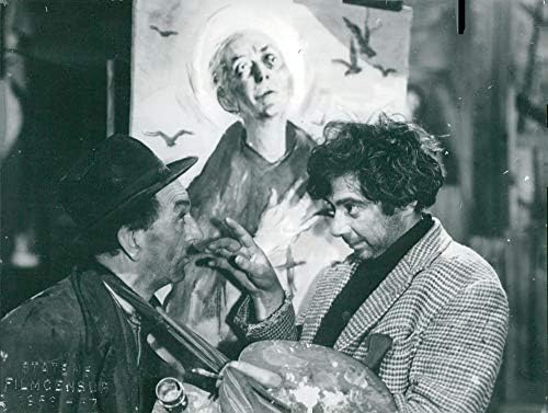 Vintage fotografija F. J. Mccormicka i Roberta Newtona u engleskom filmu One Night to Live