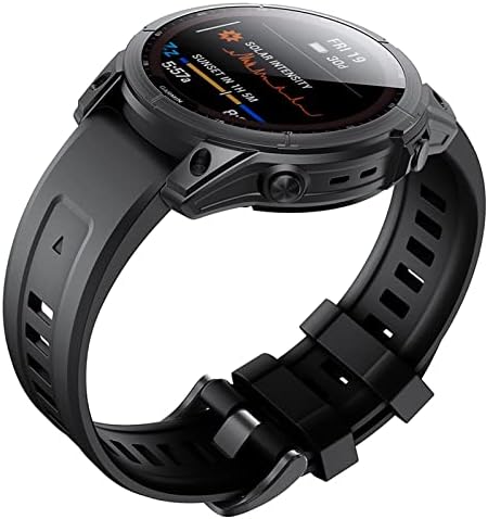 AHGDDA silikonska traka za brzo oslobađanje za Garmin Instinct 2 Fenix 7 7x 6 6x Pro 5x Smartwatch