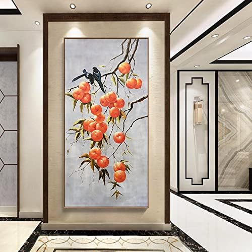 Dragun u kineskom stilu-moderna minimalistička slika ulaznog hodnika dnevni boravak Koridor restoranski Murali