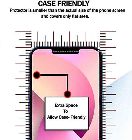Rkinc zaštitnik ekrana [4-pakovanje] za iPhone 14 Pro Max 6,7 inča, zaštitnik ekrana od kaljenog