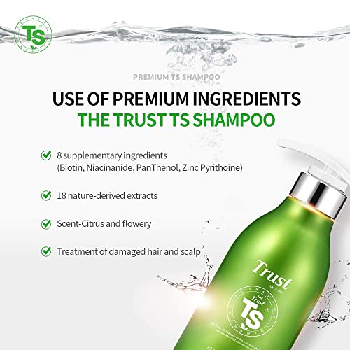 [Set za negu vlasišta] šampon + set masažera | Trust TS šampon | TS Cool masaža | Korejski šampon
