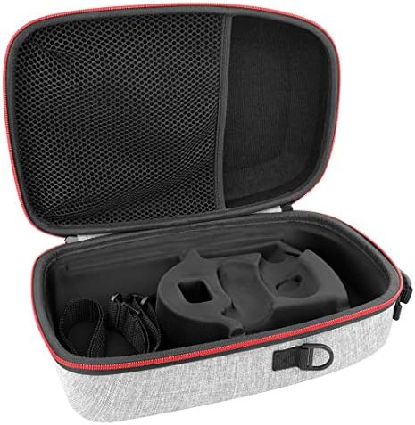 Geekria tvrda torbica za nošenje, kompatibilna sa Oculus Quest VR gaming slušalicama i dodacima za kontrolere, zamjenska zaštitna tvrda školjka putna torba za nošenje sa kablom