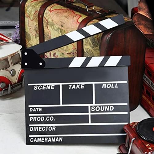 Filmska ploča za pljeskanje, robusna mala drvena filmska ploča 20 X 20 cm za ukras za režisera