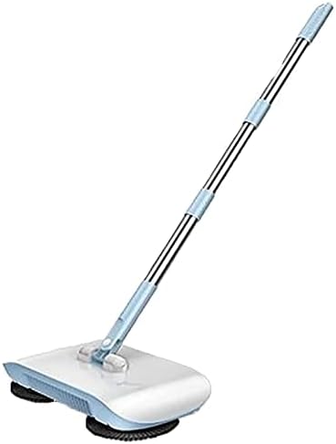 HICCVAL Cleeper za čišćenje domaćinstava, stroj za čišćenje podnim strojkom, 3 u 1 ručno pritisnite Inteligentnu čistu mašinu za urede za čvrste pločice Apartmani Plavi