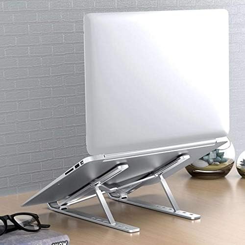 Štand i nosač kutije za Samsung Galaxy Book Pro 360 - Compact QuickWitch Laptop stalak za laptop, prenosiv, multi kutni štand - Metalno srebro