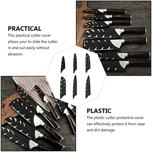 Hemoton Protector plastični omotač noža univerzalni nož za čišćenje Štitnici noža Štitnici