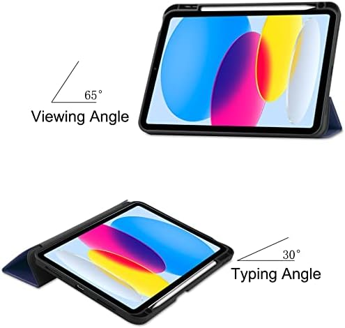 Tablet PC futrola kompatibilan sa iPad 10 2022 10,9 inč tablet tablet ultra tanak zaštitni poklopac, automatsko spavanje, lagana zaštitna futrola Smart Cover W / Olovka tableta tablet torba