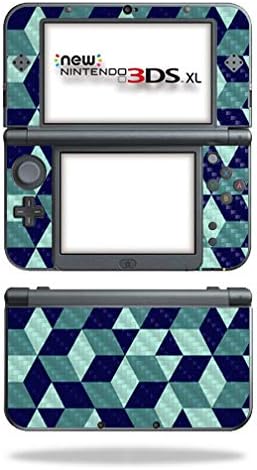 Koža od karbonskih vlakana MightySkins za Nintendo novi 3DS XL-Crni Argyle / zaštitni, izdržljivi teksturirani finiš od karbonskih vlakana | jednostavan za nanošenje, uklanjanje i promjenu stilova / proizvedeno u SAD-u