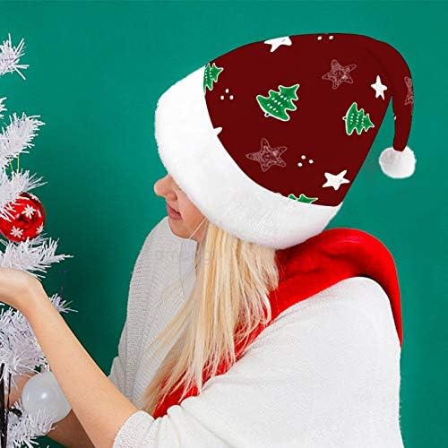Božić Santa šešir, mala jelke Božić Holiday šešir za odrasle, Unisex Comfort Božić kape za Novu godinu