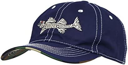 WITHMOONS pamučni šešir za ribolov riba Vezenje kostiju kamiondžija Tata bejzbol kapa YZ10119