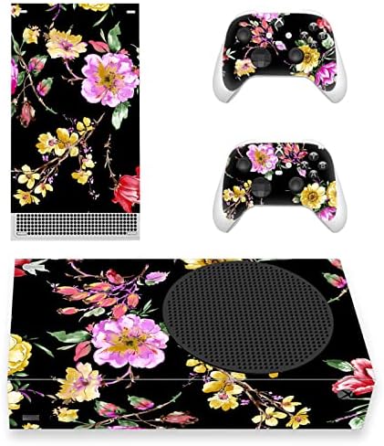 Guugoon Prirodno cvijeće Kompatibilno je s Xbox serije S konzolom za konzole, vinilnih naljepnica za naljepnice