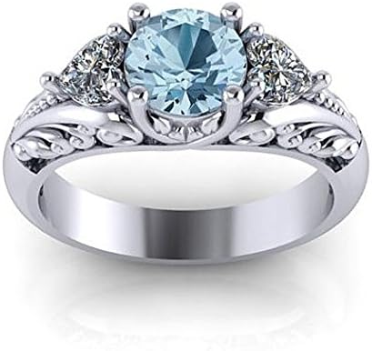 Prstenovi za žensku djevojku Moda 2022 Kubični cirkonijski simulirani dijamantni prsten nakit