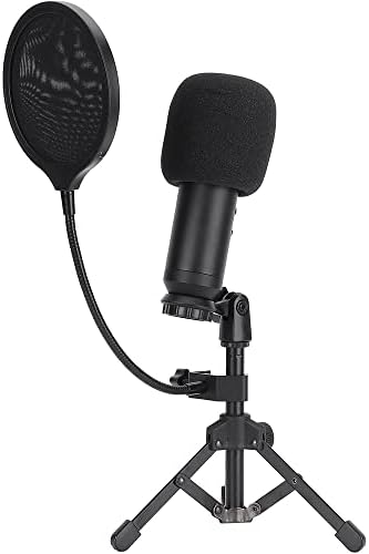 MXJCC USB mikrofon komplet PC kondenzator Podcast Streaming Cardioid Mic Plug & amp; Igrati za računar, Gaming snimanje