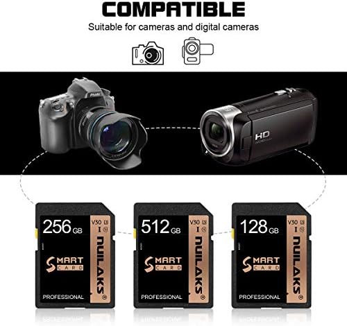 SD kartica 512GB memorijska kartica High Speed Security digitalna memorijska kartica klase 10 Za kamere, Vlogger&Videographer i SD kartica uređaja