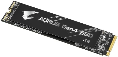 Gigabyte Aorus NVMe Gen4 M. 2 1TB PCI-Express 4.0 interfejs igre visokih performansi, 3D TLC NAND, eksterni DDR keš bafer, SSD
