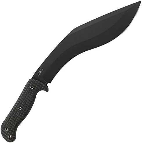 Nož sa fiksnim nožama crkt kuk: nož od ugljičnog čelika sa punim tankim kukri popričavši oštrica, ručica