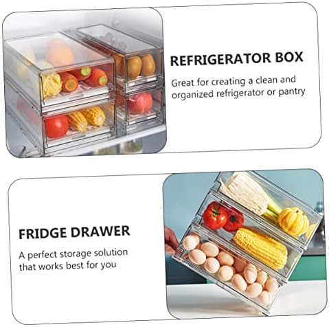 SOLUSTER kutija za skladištenje Kanta Organizator posuda za povrće posuda za jaja kutija za odlaganje Pullable kutija za frižider korpe za odlaganje čista kutija za frižider ladica za odlaganje frižidera fioka za frižider