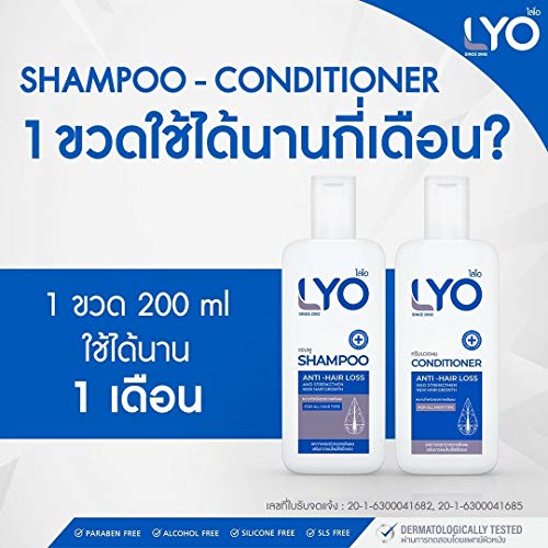Obnavljanje kose protiv gubitka kose smanjenje pada kose THIN LYO tonik za kosu + šampon +