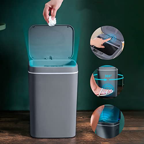 Abecel kan za smeće, pametna kanta za smeće Automatski senzor vodootporan Dustbin kuhinja Kupatilo Kupatilo Otporno u kupaonici Električni inteligentni indukcijski smeće bin